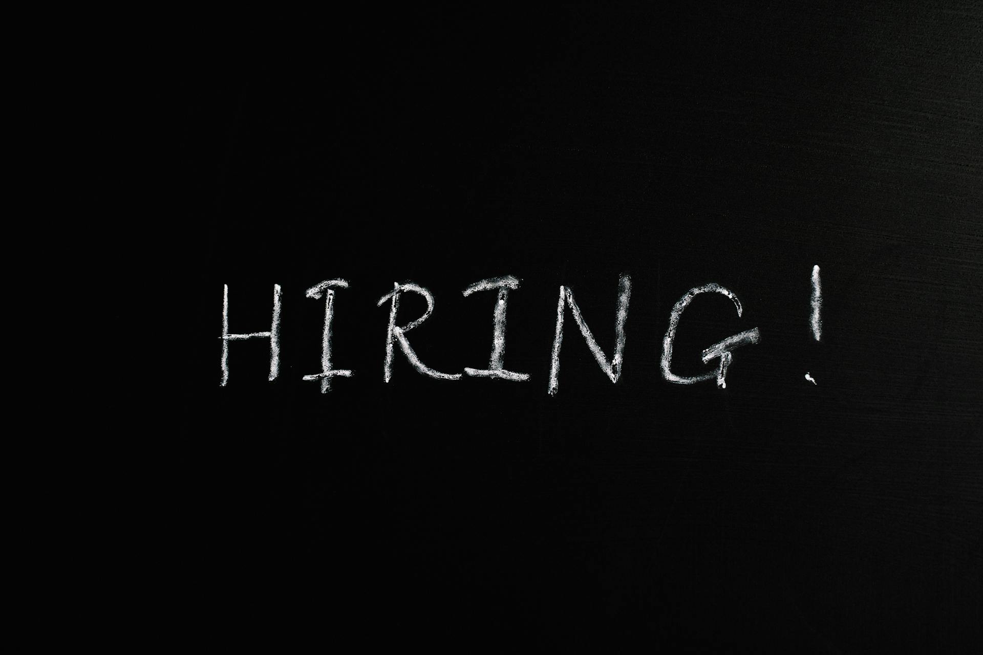 blackboard reading hiring!